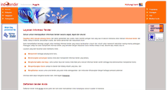 Desktop Screenshot of indotender.com